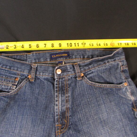 US Polo Assn. Men's Jeans 38/32 Blue Perfectly Faded - Picture 7 of 8